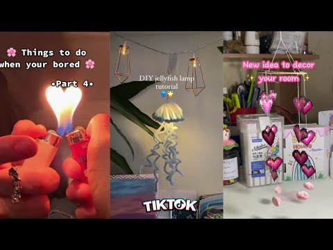 Aesthetic DIY Room decor ideas for Beginners Tiktok compilation ✨