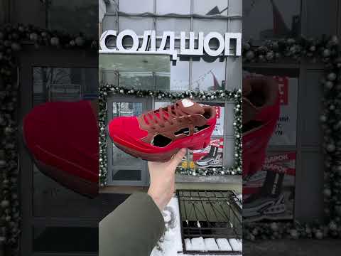 фото raf simons x ozweego replicant 'scarlet red' 0