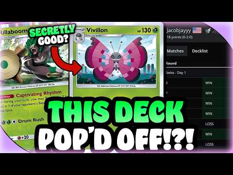 Vivillon and Rillaboom DESTROYED Meta Decks in The Largest Tournament!