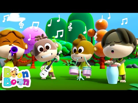 Maimuței și maimuțele 🐵 Cântece ritmate pentru copii de gădiniță | Cântece BoonBoon