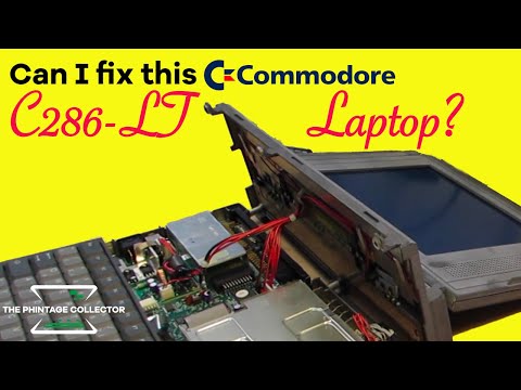 Reviving a Commodore C286-LT Laptop