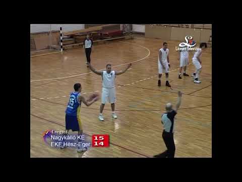 Nagykállói KE EKF Hész Eger NB IB férfi kosárlabda mérkőzés /2009.04.18/