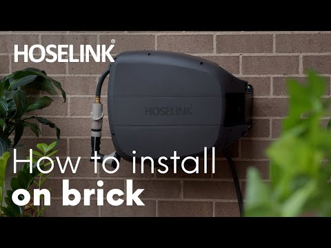 How to install the Hoselink USA Evolve™ Retractable Reel on Brick
