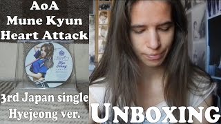 Unboxing - AoA - Mune Kyun (Heart Attack) - Hyejeong ver. - 3rd Japan single