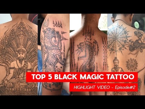 Top 5 Popular Black Magic Tattoo | KH-TATTOO [Officail Video 2020] Ep#1
