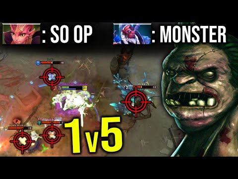 PLEASE VALVE DO SOMETHING WITH PUDGE!! OMG SO OP -  Nonstop 1vs5 Double Rampage!!