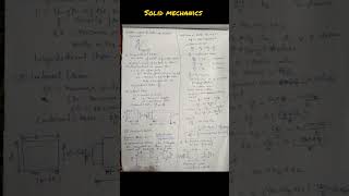 introduction to solid mechanics #viral #stress #strain #longitudinal #lateral #volumetric