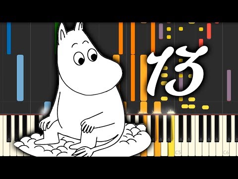 MOOMIN MUSIC 13 [Happy Ending] - Piano Tutorial (Synthesia)