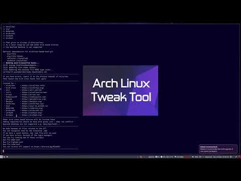 ArcoLinux : 3323 ArchLinux Tweak Tool (ATT) on EndeavourOS