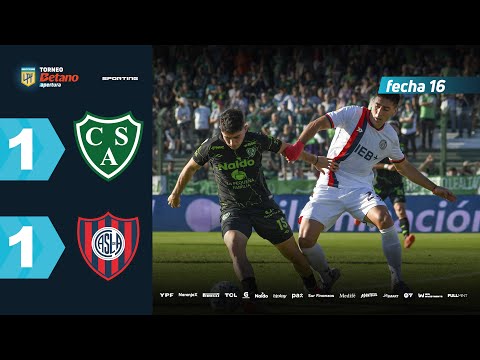 SARMIENTO 1 - 1 SAN LORENZO I Resumen del partido | #TorneoBetano Apertura 2025