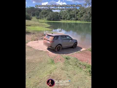 Acesso ao lago do Condomínio Real Ville Gold no Lago Corumbá 4 em Alexânia/GO
