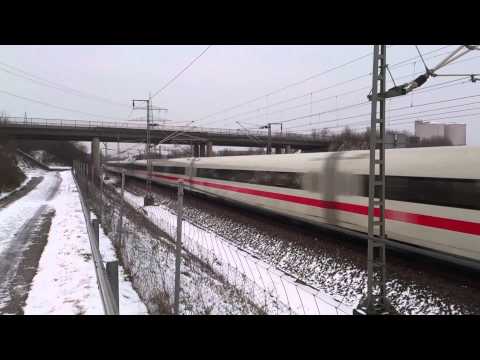 ICE 599 auf SFS Mannheim-Stuttgart mit 250km/h