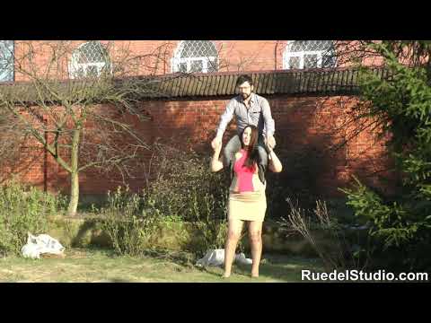 RLC134 preview   Tall girl outdoor lift and carry