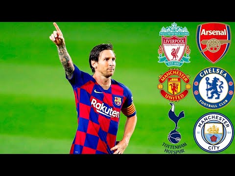 Lionel Messi ● All Goals vs the Premier League