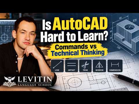 Is AutoCAD Hard to Learn? Commands vs Technical Thinking | LEVITIN SCHOOL