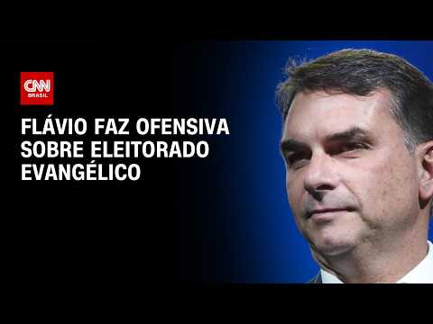 Flávio faz ofensiva para sustentar apoio de eleitorado evangélico | BASTIDORES CNN