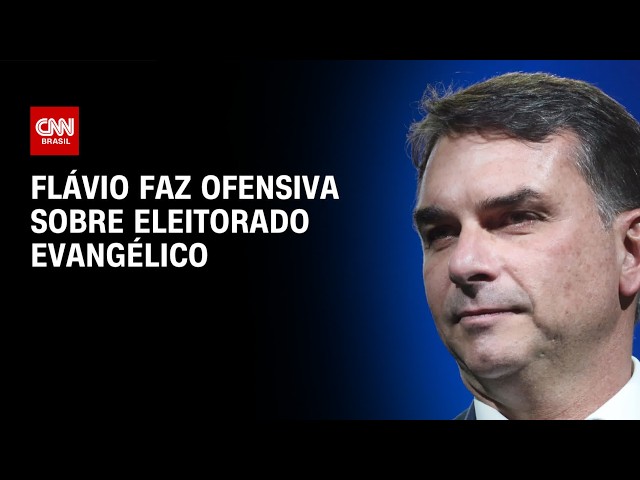Flávio faz ofensiva para sustentar apoio de eleitorado evangélico | BASTIDORES CNN