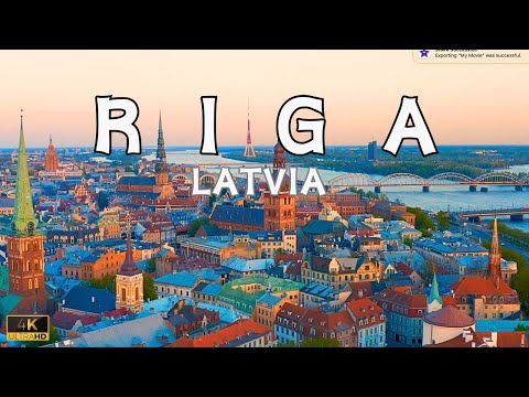 Riga, Latvia 🇱🇻 4k UHD | Drone footage