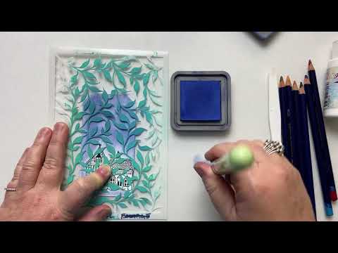 Day 12 - Fairy shops in the snow with #Lavinia Stamps