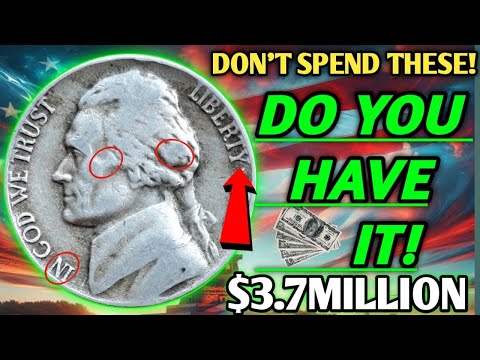 TOP 15 MOST ULTRA RARE & VALUABLE JEFFERSON NICKEL 5 CENTS WORTH A LOT OF MONEY