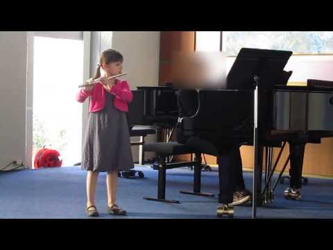 L'hippopotame Gaétan - Joubert (flûte traversière / piano). Candice 9 ans.