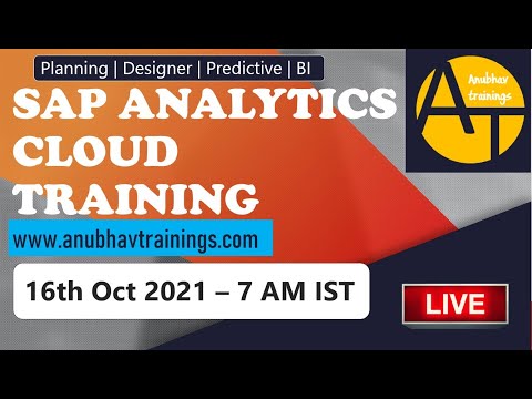 SAP Analytics Cloud Tutorial with LIVE Data Connections | Analytics Cloud Live Training | HANA Data