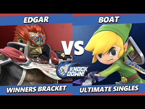 Knockdown 76 - Edgar (Ganondorf) Vs. BOAT (Toon Link) Smash Ultimate - SSBU