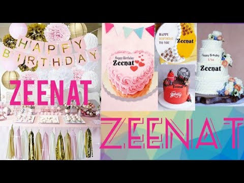 Zeenat happy birthday | Zeenat birthday song with name |#zeenat