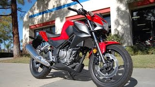 2015 Honda CB300F Red