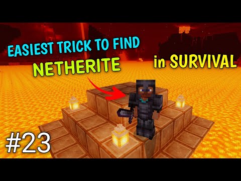 #23 | Finding Netherite in Minecraft 1.17 Survival Series