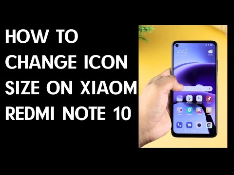 How to Change Icon Size on XIAOMI Redmi Note 10