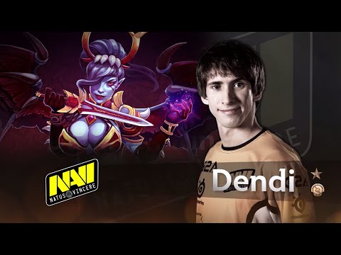 Dendi (Queen of Pain) - Gameplay Dota 2 MMR