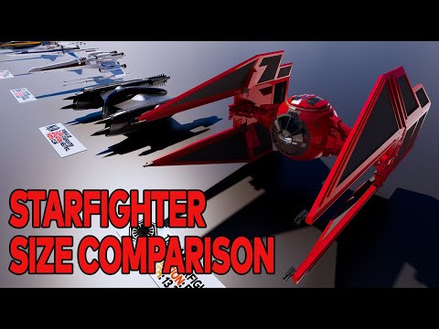 STAR WARS Starfighter Size Comparison