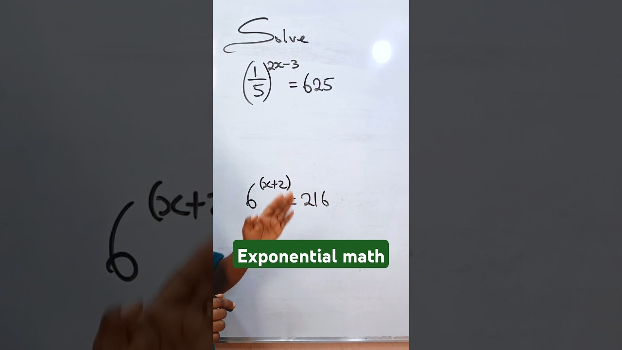 A Nice exponential math question. #mathshorts #maths #exponents