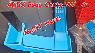 Flashforge AD5X Poop Chute With Bin | MUST Have Mod