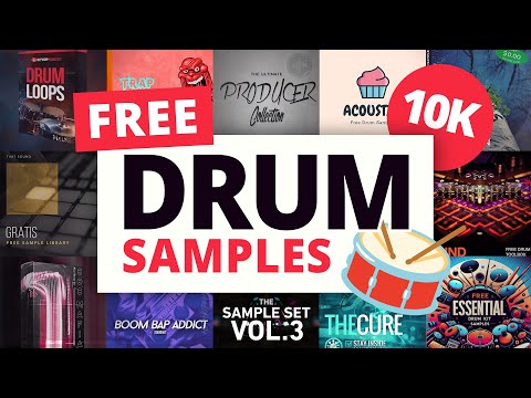10,000 FREE Drum Samples [ 4GB ] Free Drum Kits