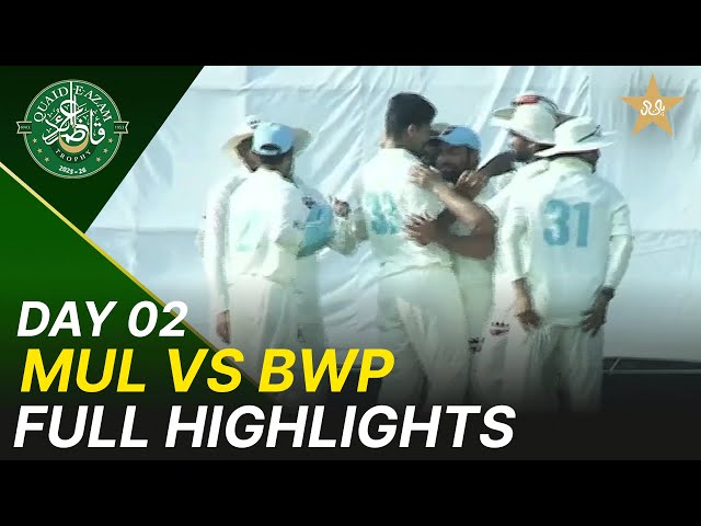 Full Highlights | Multan vs Bahawalpur | Day 2 | Quaid-e-Azam Trophy 2025-26 | PCB | M2P1K