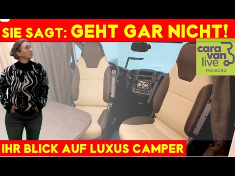 Expensive RVs in the women's check 💸👀 – Cozy Couch & Happy Lounge in review!