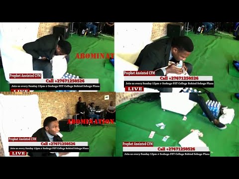 AU GHANA: UN PROPHETE VOMIT DE L'ARGENT en PLEIN CULTE