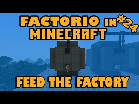 Factorio in Minecraft - Nuclear Fission - E24 Feed The Factory Minecraft