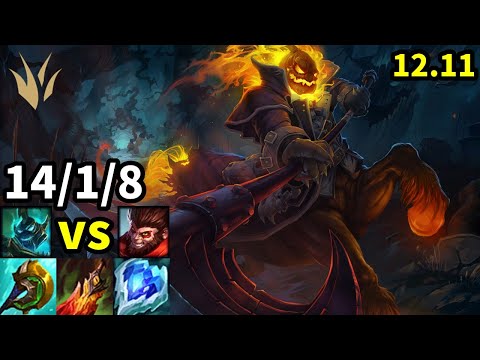 Hecarim Jungle vs Wukong - KR Challenger | Patch 12.11