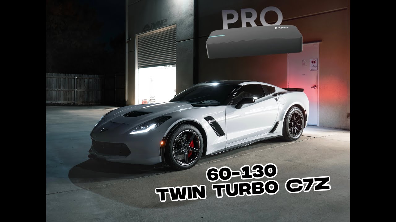 AMP Shop update 5. 60-130 Testing on the Twin Turbo C7Z!!