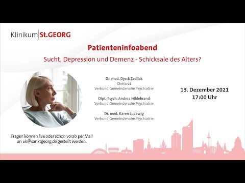 Sucht, Depression und Demenz - Schicksale des Alters?