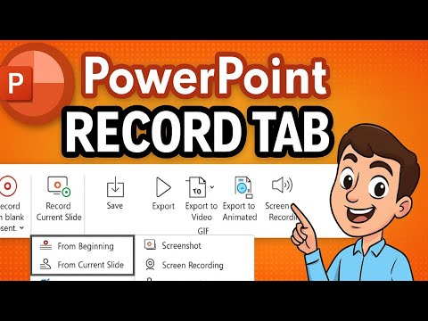 MS PowerPoint Part-11 | Record Tab Full Details | Computer Basic Course | ComputerGyan Academy 