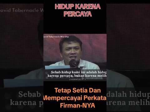 Hidup Karena Percaya Bukan Karena Melihat #01 #percaya #mujizat #Yesus