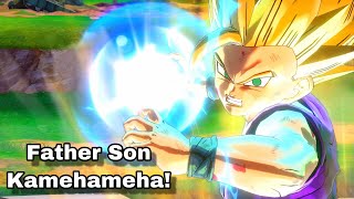 Gohan Father Son Kamehameha! The Most Dramatic Ultimate In Dragon Ball Xenoverse 2