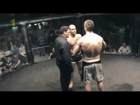 KNEE BREAKS HIS FACE! NICK SLACK VS MATT BOLSOVER - BRITISH CAGE FIGHTING 3