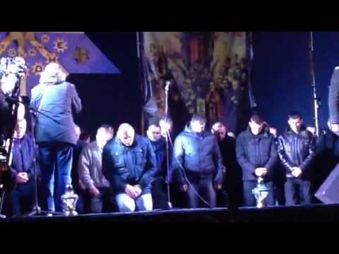 Lemberg: Berkut-Mitglieder auf dem öffentlichen Pranger [Video aus YouTube]