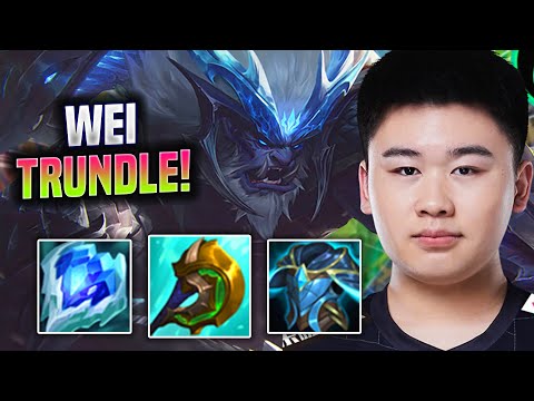 WEI PERFECT GAME WITH TRUNDLE JUNGLE! - RNG Wei Plays Trundle Jungle vs Mordekaiser! | Season 2022