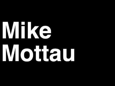 How to Pronounce Mike Mottau Boston Bruins NHL Hockey Player Runforthecube